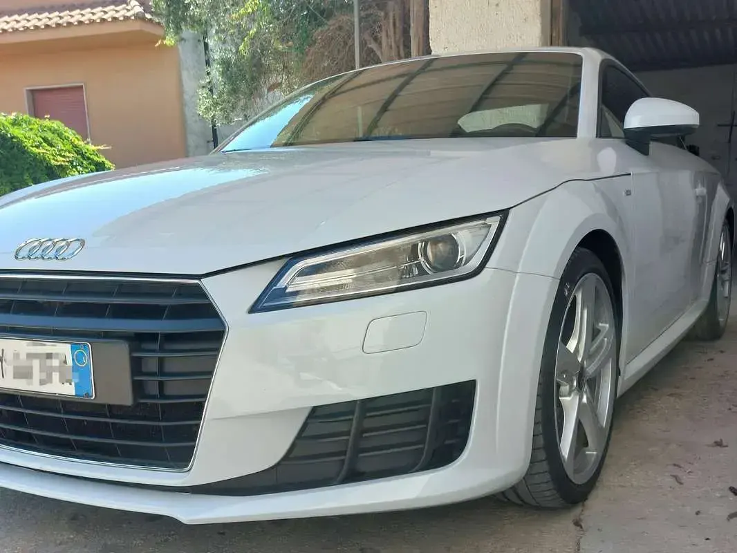 Usata Audi TT S-Line 184 CV (135 kW) 2015 Bianco Coupé