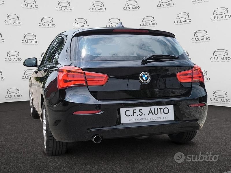 Usata BMW 114 95 CV (69 kW) 2019 Nero Utilitaria