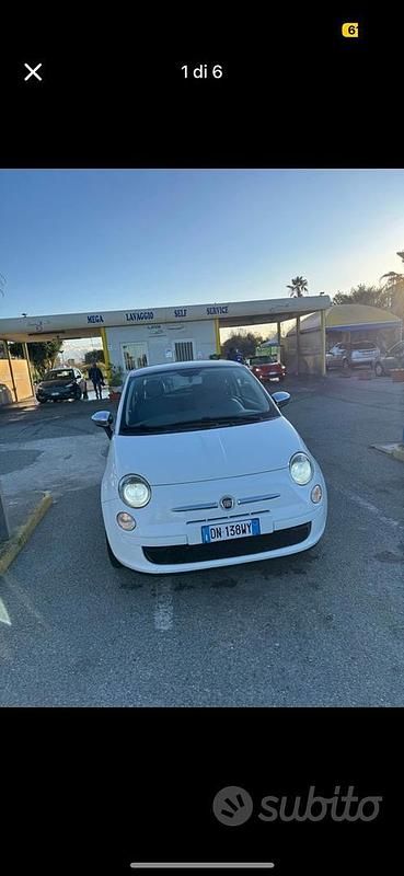 Usata Fiat 500 75 CV (55 kW) 2008 Bianco Utilitaria