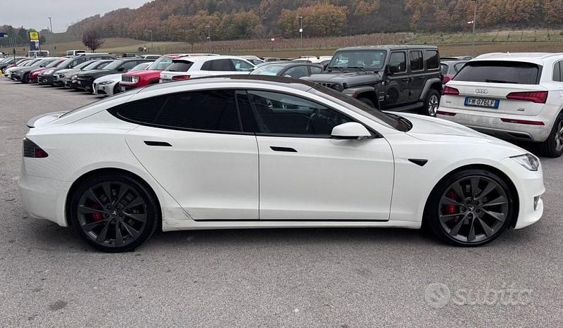 Usata Tesla Model S Performance 580 kW (789 CV) 2020 Grigio Utilitaria