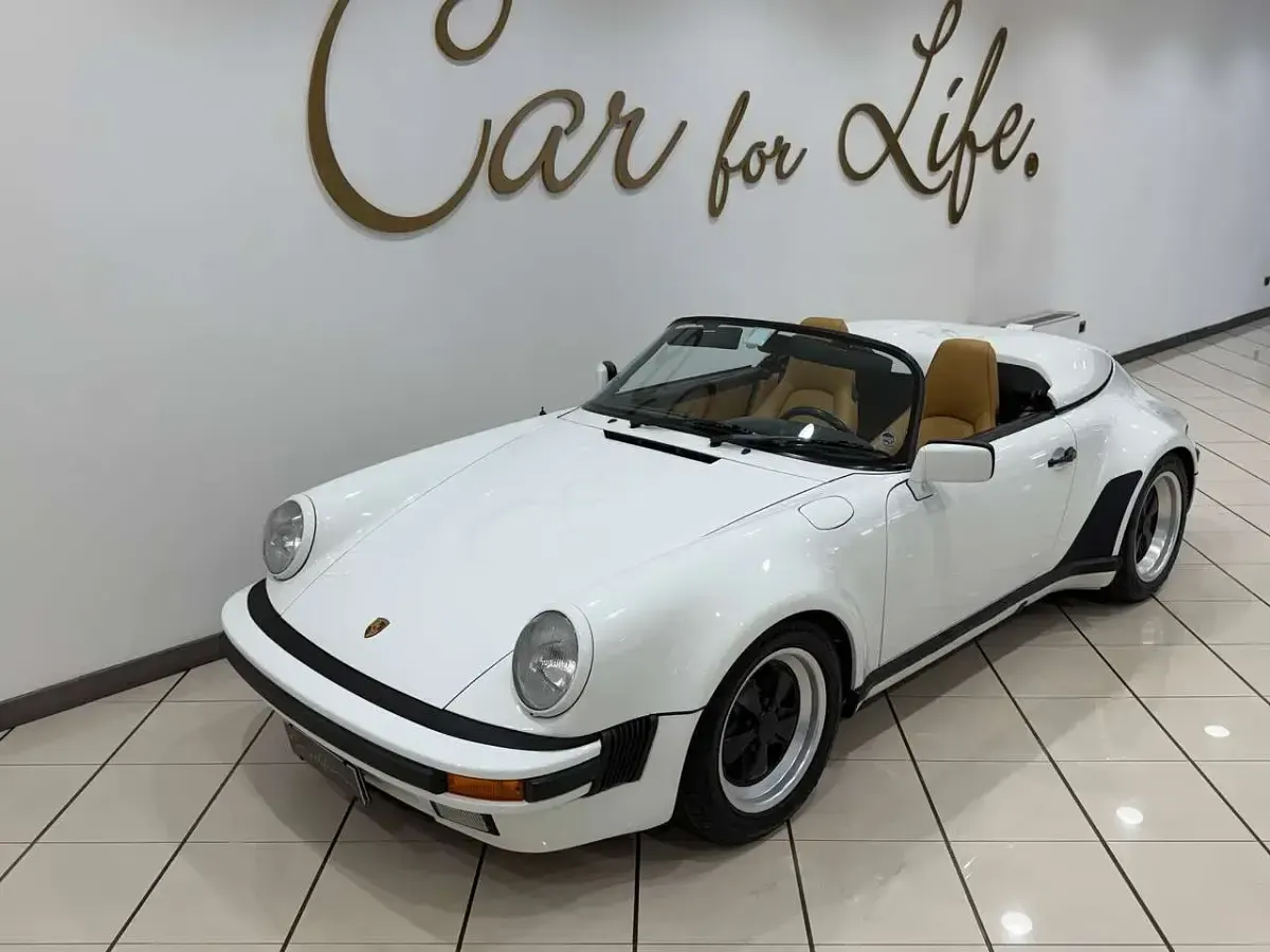 Usata Porsche 911 Speedster 218 CV (160 kW) 1989 Bianco Cabrio