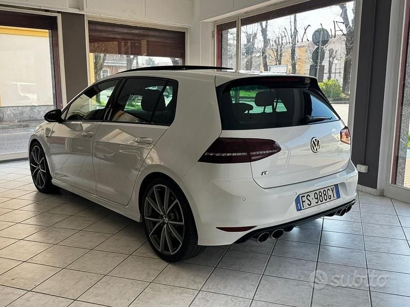 Usata VW Golf VII R 300 CV (220 kW) 2015 Bianco Berlina