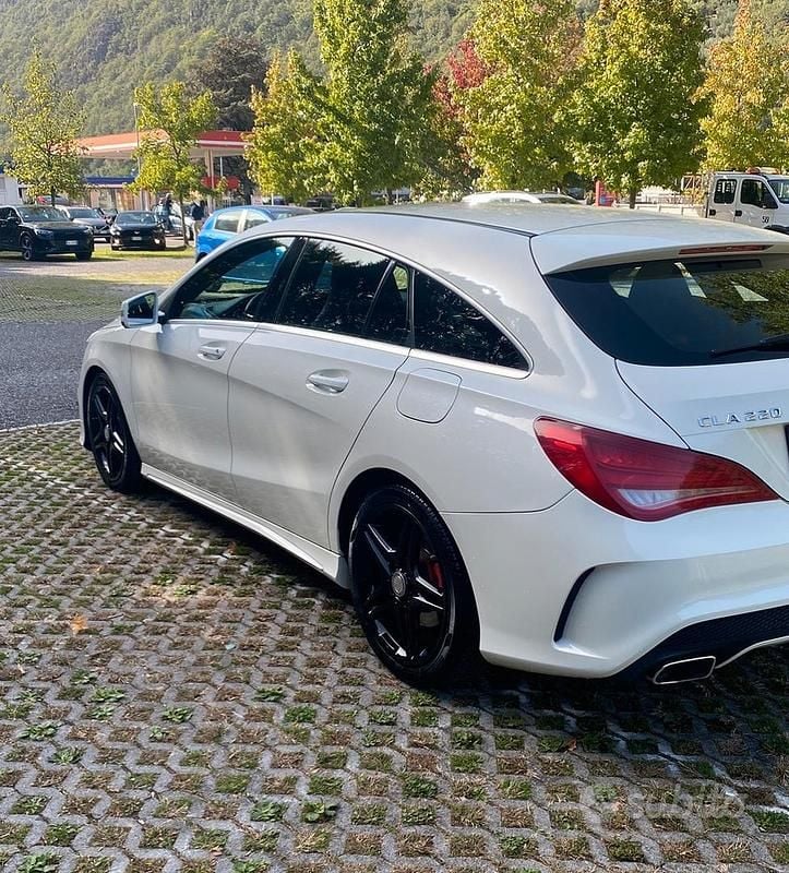 Usata Mercedes CLA220 Premium 177 CV (130 kW) 2015 Bianco Berlina