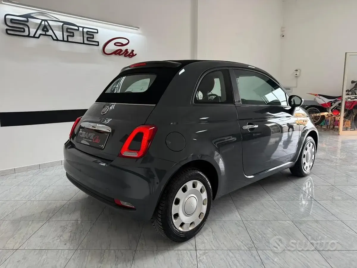 Usata Fiat 500C Pop 69 CV (50 kW) 2018 Grigio Cabrio
