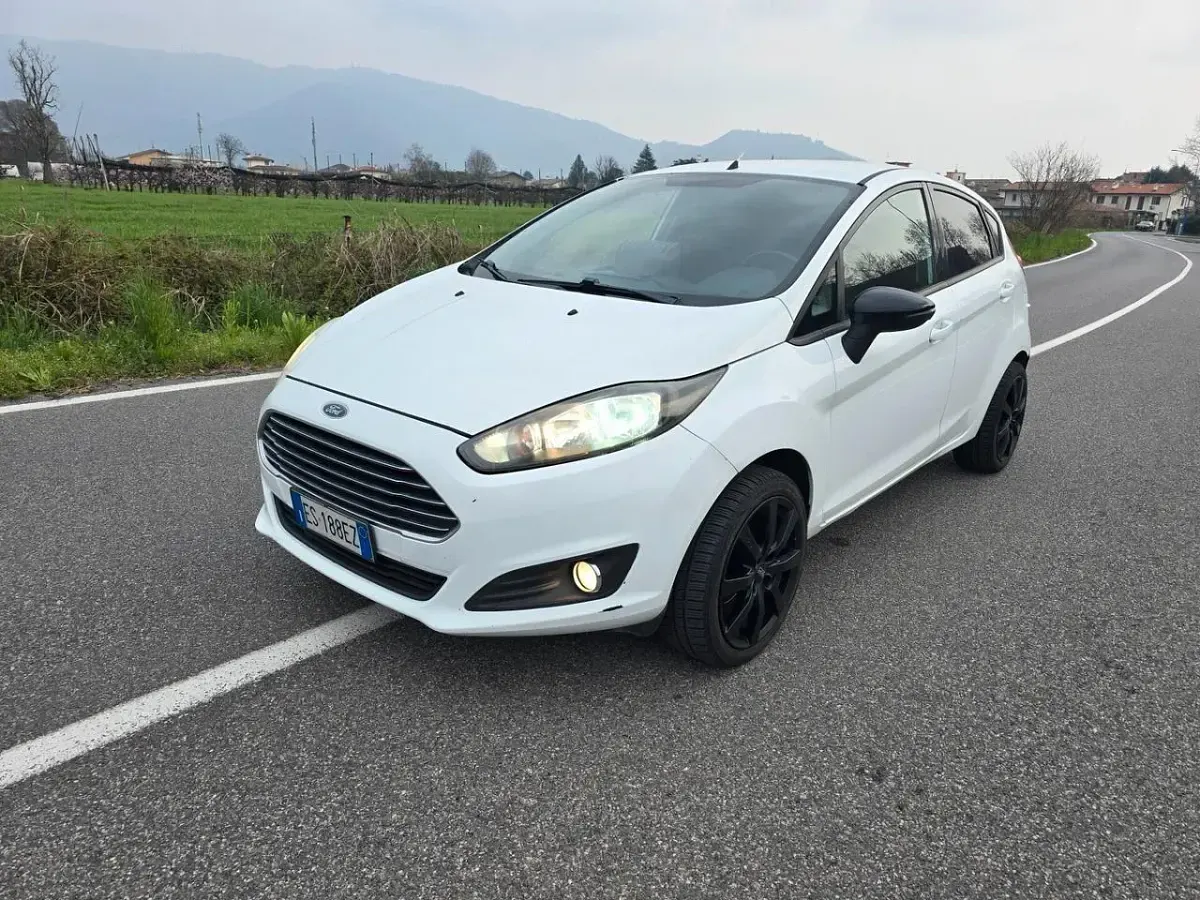 Usata Ford Fiesta Titanium 75 CV (55 kW) 2014 Bianco Utilitaria