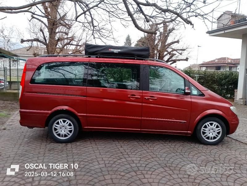 Usata Mercedes Viano 2005 Rosso Monovolume