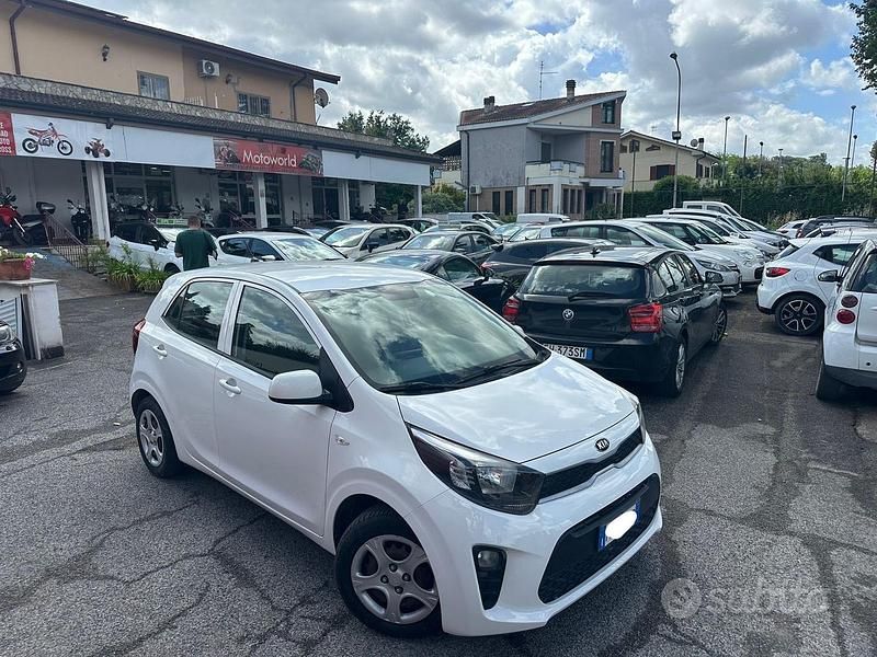 Usata Kia Picanto 65 CV (47 kW) 2018 Bianco Utilitaria