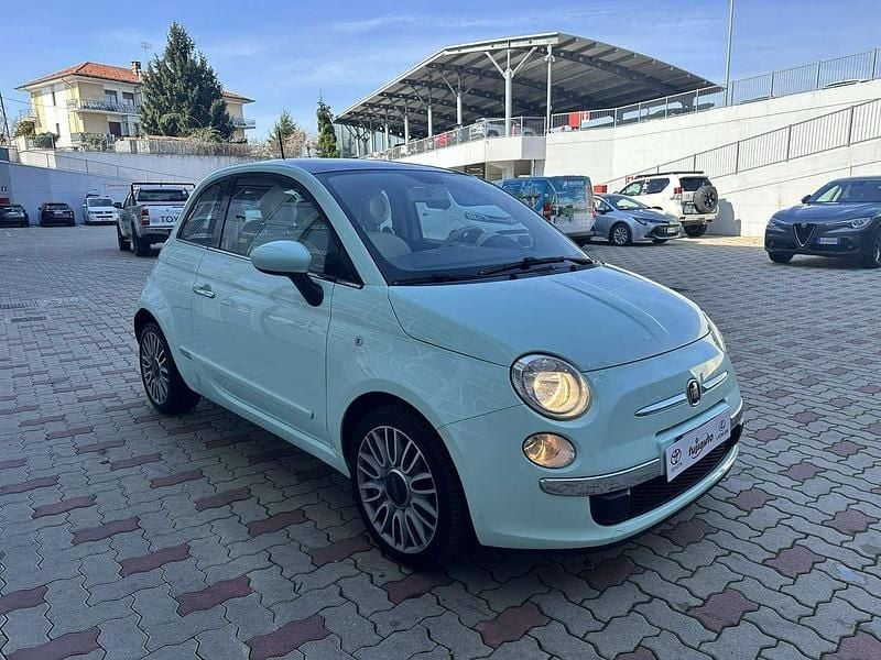 Usata Fiat 500 Lounge 95 CV (69 kW) 2015 Verde acqua Utilitaria
