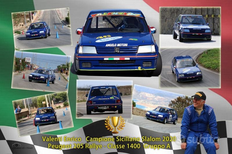 Usata Peugeot 205 1988 Blu Utilitaria