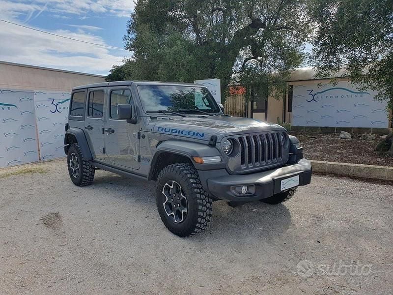 Nuova Jeep Wrangler Unlimited Rubicon 272 CV (200 kW) 2025 Grigio SUV