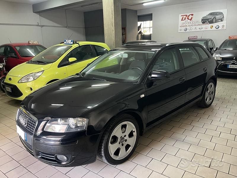 Usata Audi A3 140 CV (102 kW) 2007 Nero Utilitaria