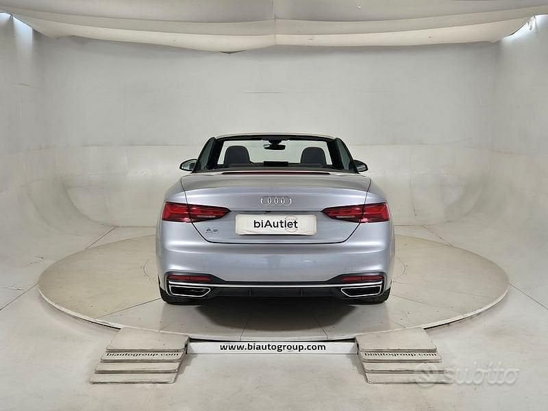 Usata Audi A5 Cabriolet S-Line 190 CV (139 kW) 2020 Grigio Cabrio