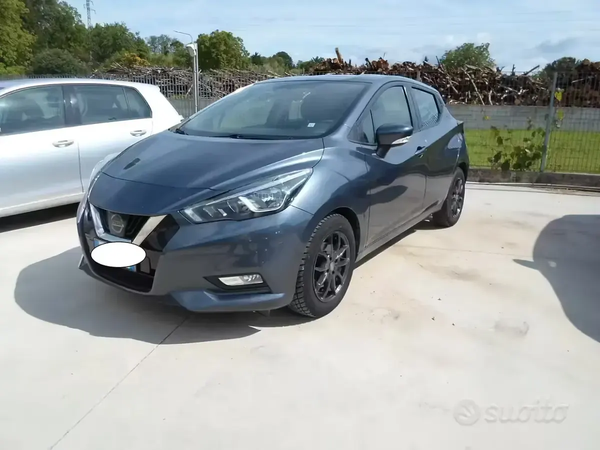 Usata Nissan Micra Acenta 71 CV (52 kW) 2018 Blu Utilitaria