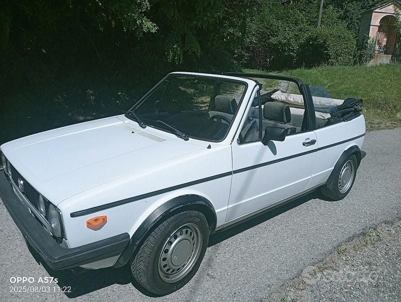 Usata VW Golf Cabriolet 1983 Bianco Cabrio