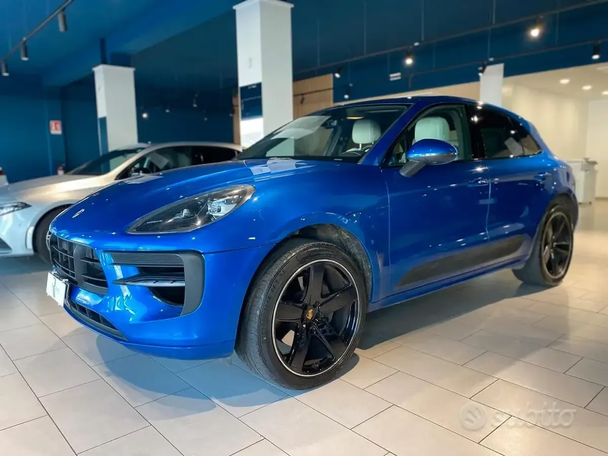 Usata Porsche Macan 354 CV (260 kW) 2019 Blu/azzurro SUV