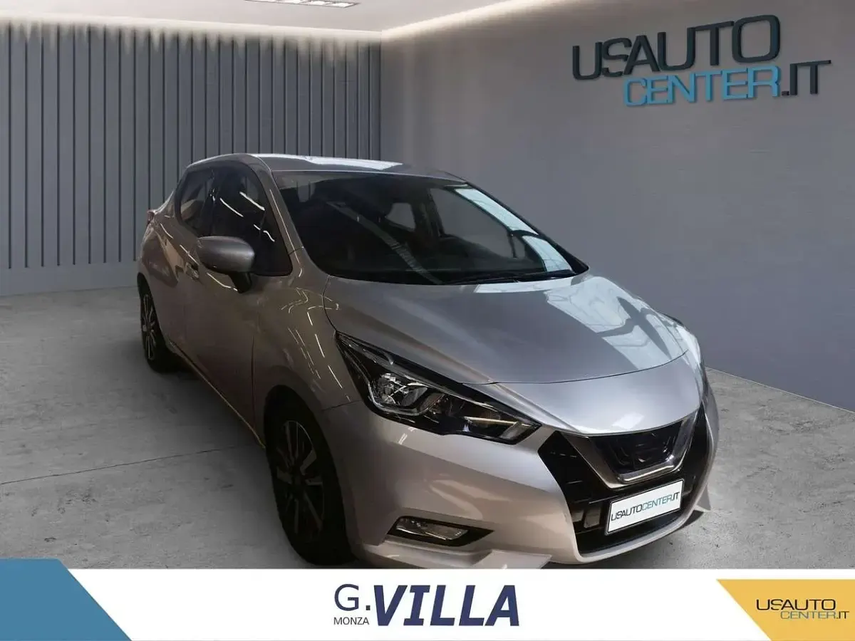 Usata Nissan Micra N-Connecta 90 CV (66 kW) 2019 Argento Utilitaria