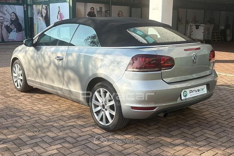 Usata VW Golf Cabriolet 105 CV (77 kW) 2012 Gray Cabrio