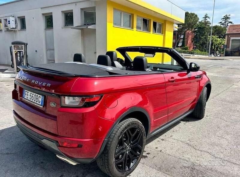 Usata Land Rover Range Rover evoque HSE 180 CV (132 kW) 2015 Rosso Cabrio
