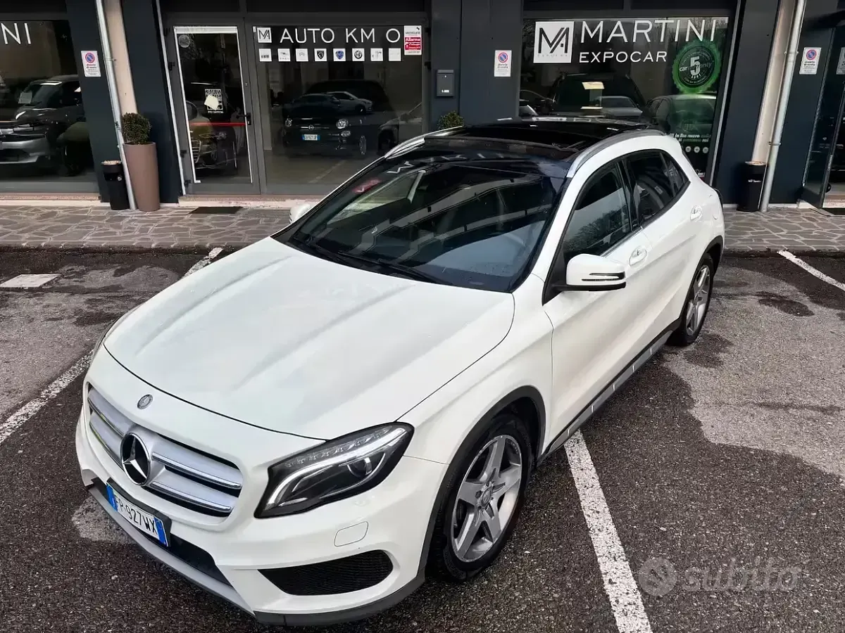 Usata Mercedes GLA200 136 CV (100 kW) 2014 Bianco SUV
