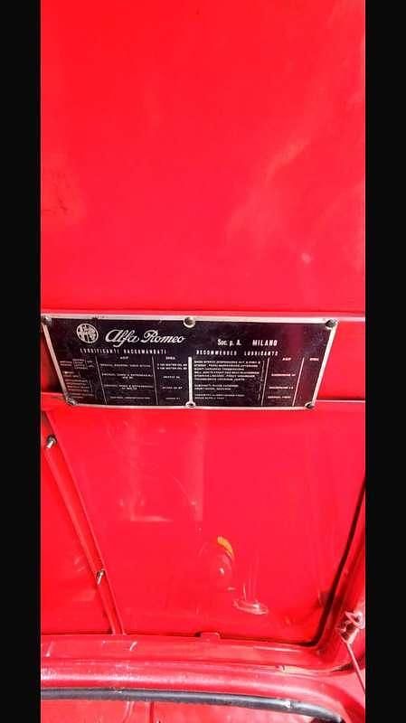 Usata Alfa Romeo Giulietta 63 CV (46 kW) 1958 Rosso Berlina
