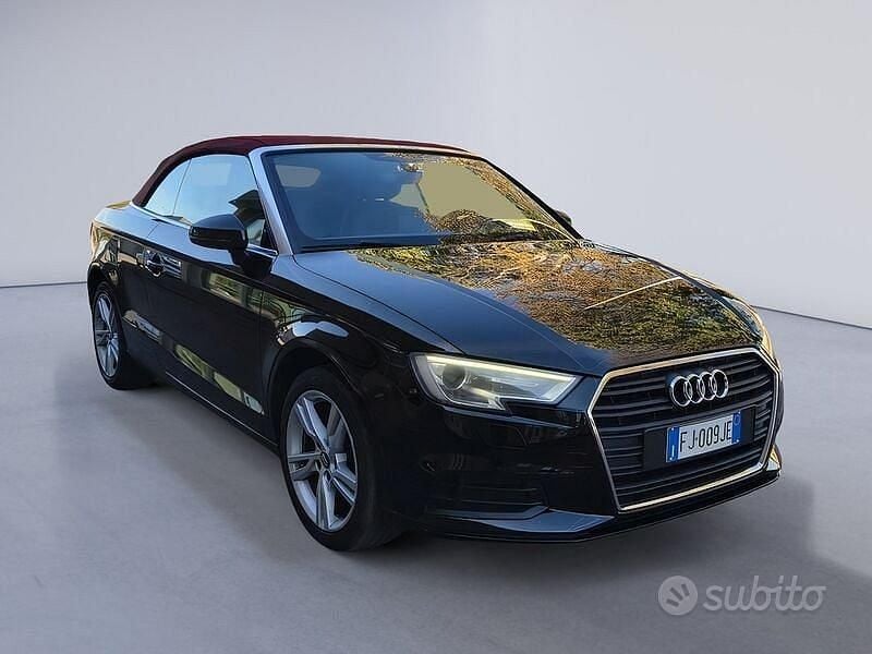 Usata Audi A3 Cabriolet 116 CV (85 kW) 2017 Nero Cabrio