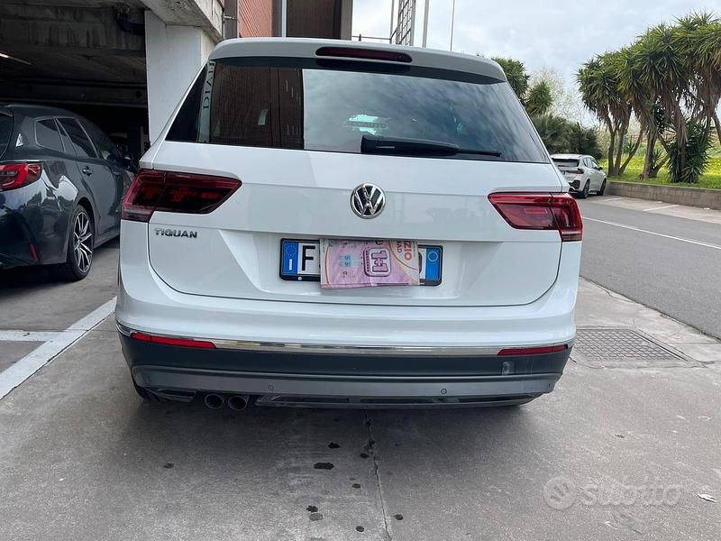Usata VW Tiguan 150 CV (110 kW) 2018 Bianco SUV