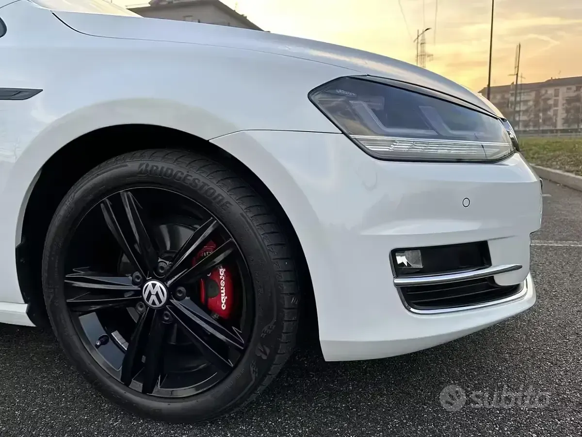 Usata VW Golf VII Highline 150 CV (110 kW) 2014 Bianco Berlina