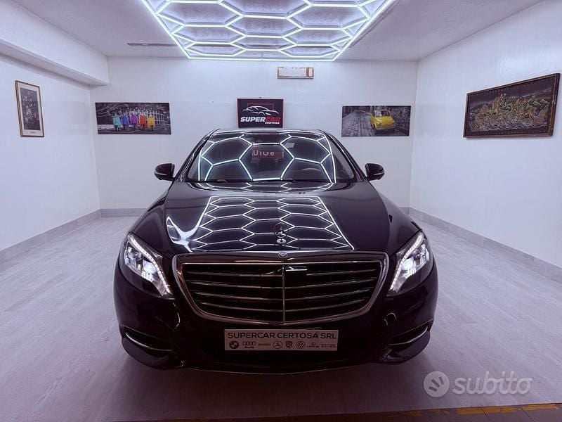 Usata Mercedes S500 Premium 455 CV (334 kW) 2015 Blu Berlina