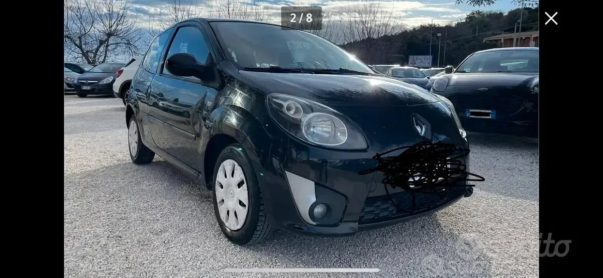 Usata Renault Twingo 64 CV (47 kW) 2008 Nero Utilitaria