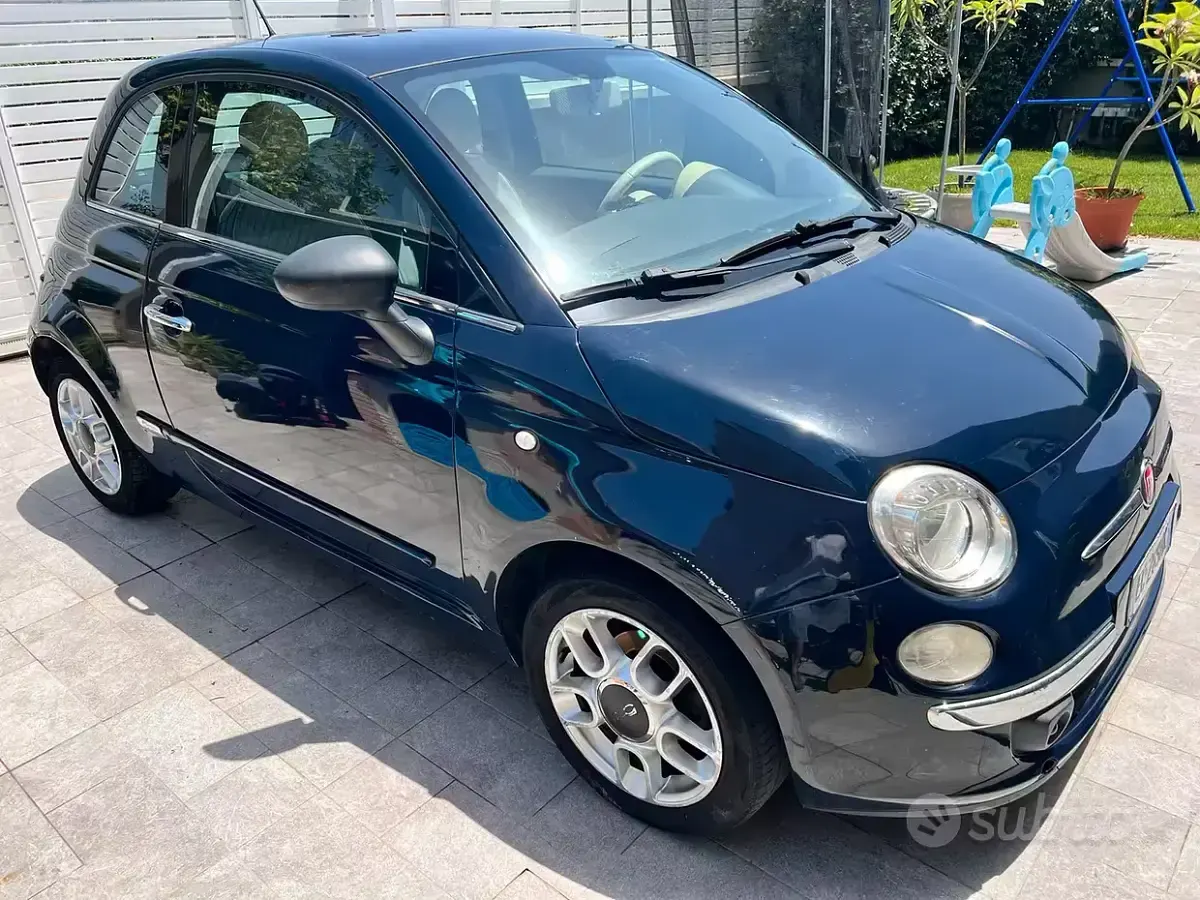 Usata Fiat 500 69 CV (50 kW) 2010 Bluazzurro Berlina