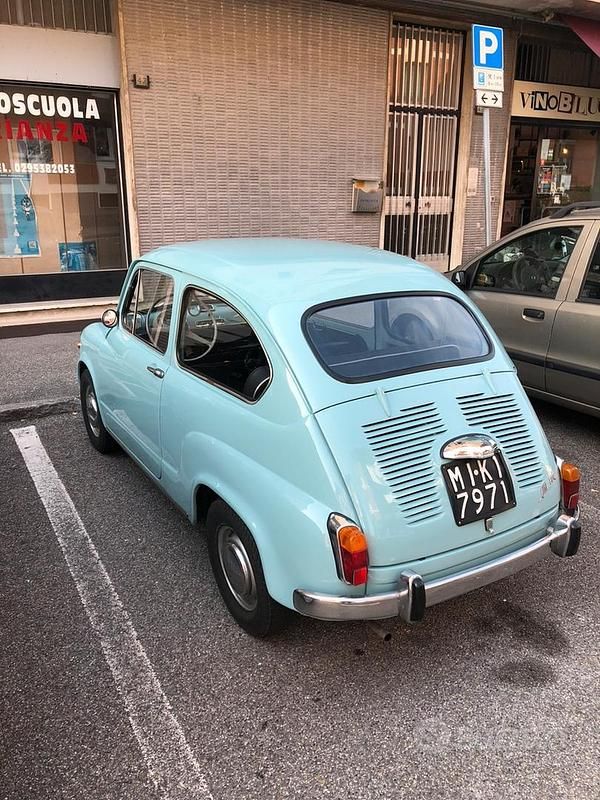 Usata Fiat 600D 1970 Blu Berlina