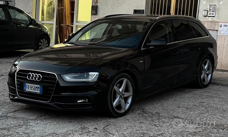 Nero Usata 2014 Audi A4 S-Line Station wagon | 8500 € (Buon prezzo) - Immagine 1/4