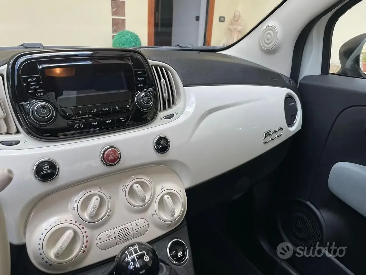 Usata Fiat 500 Pop 69 CV (50 kW) 2018 Bianco Berlina