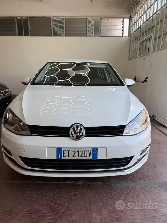 Usata VW Golf VII Highline 105 CV (77 kW) 2013 Bianco Station wagon