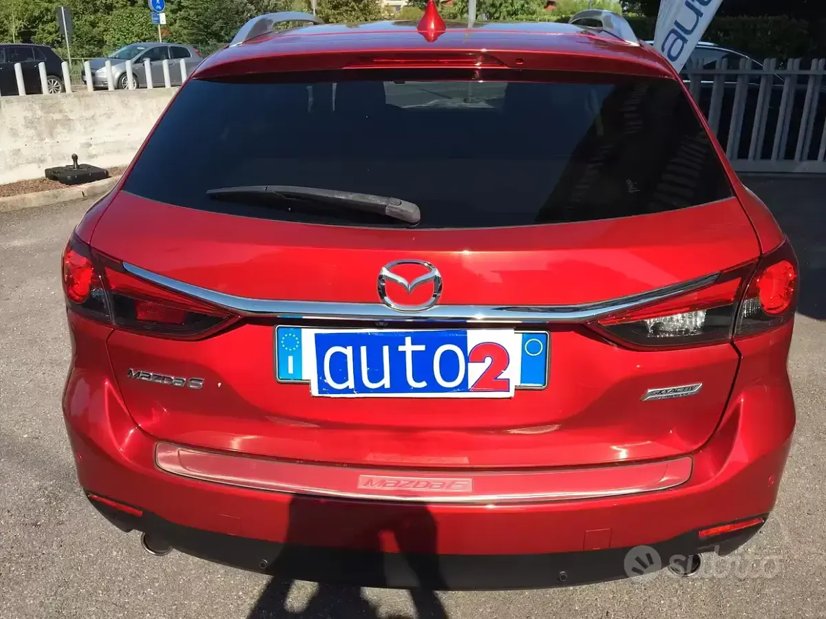 Usata Mazda 6 Exceed 150 CV (110 kW) 2014 Rosso rubino Station wagon