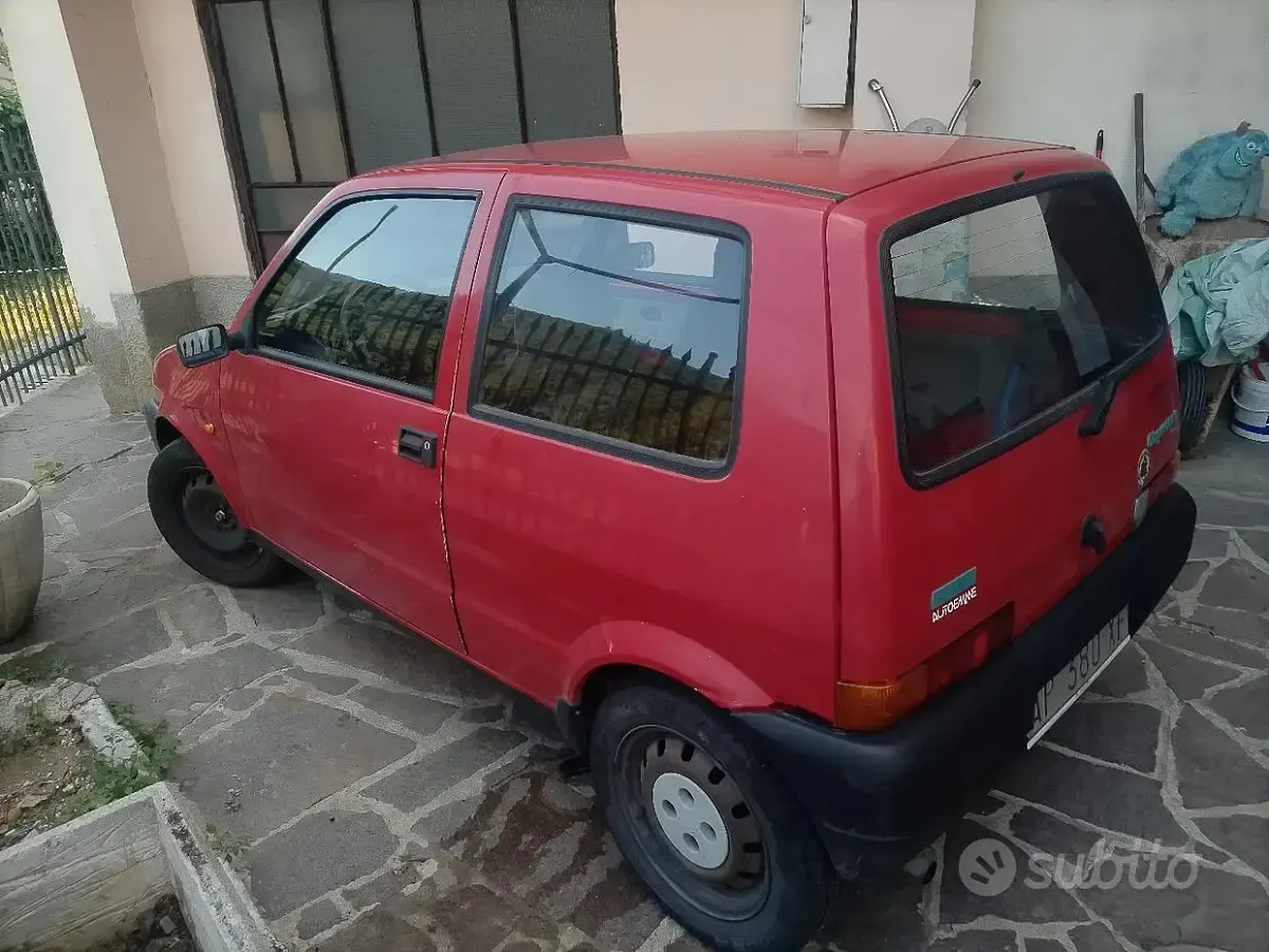 Usata Fiat Cinquecento 39 CV (28 kW) 1997 Rosso Utilitaria