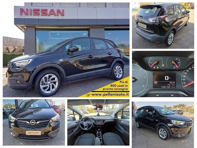 Usata Opel Crossland X S 102 CV (75 kW) 2019 Nero SUV
