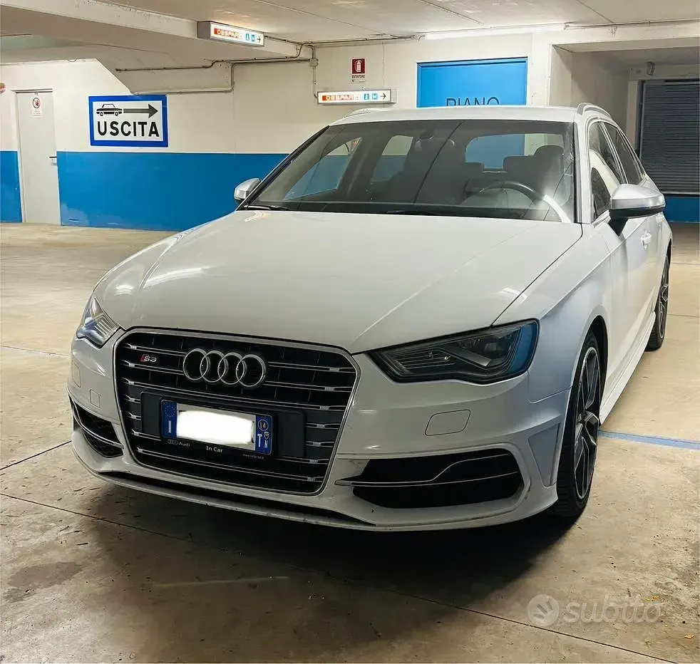 Usata Audi S3 300 CV (220 kW) 2014 Bianco Berlina