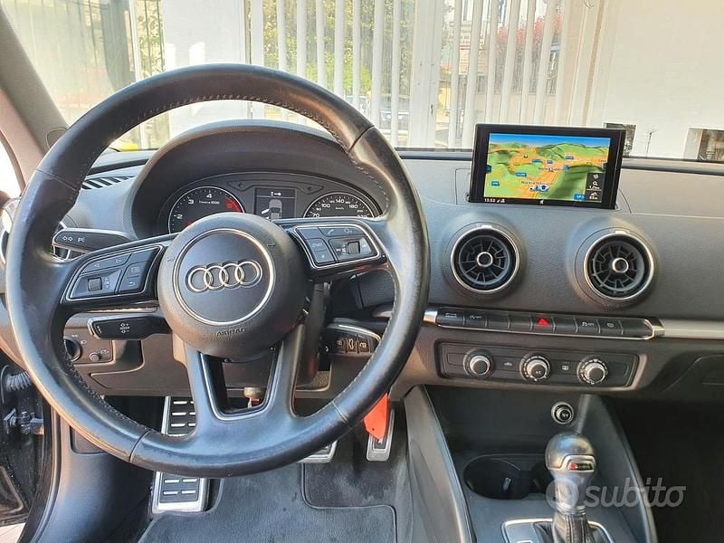 Usado Audi A3 S-Line 150 CV (110 kW) 2018 Negro Berlina