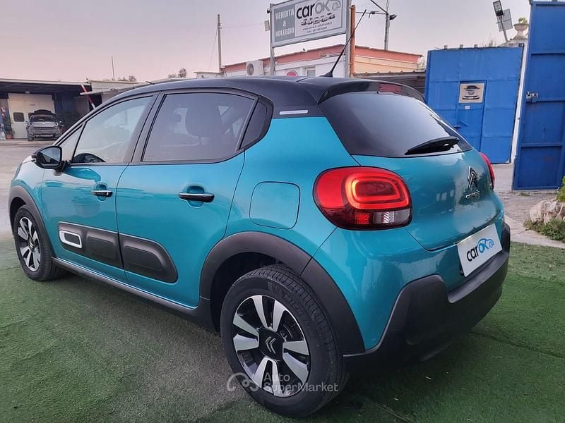 Usata Citroën C3 Shine 102 CV (75 kW) 2022 Verde Utilitaria
