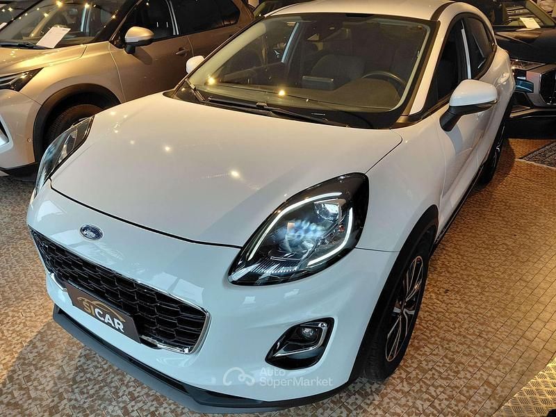 Frozen white Usata 2022 Ford Puma Titanium S SUV | 16.900 € (Buon prezzo) - Immagine 1/4