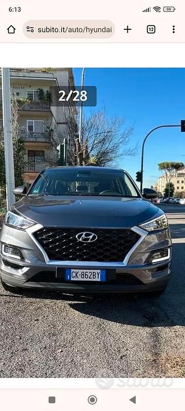 Grigio Usata 2020 Hyundai Tucson SUV | 15.500 € (Ottimo prezzo) - Immagine 1/4