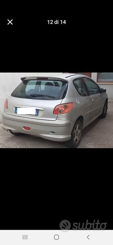 Usata Peugeot 206 60 CV (44 kW) 2005 Grigio Utilitaria