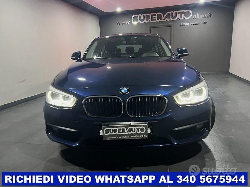 Usata BMW 116 Sport Line 116 CV (85 kW) 2016 Blu Utilitaria
