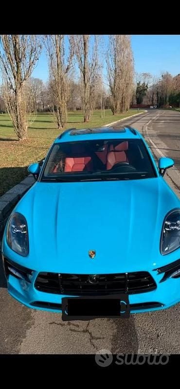 Usata Porsche Macan 265 CV (194 kW) 2021 Blu/azzurro SUV