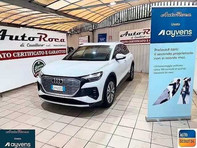 Usata Audi Q4 e-tron Advanced 125 kW (170 CV) 2022 Bianco SUV