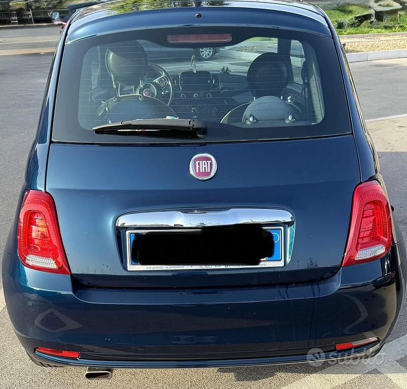 Usata Fiat 500 Lounge 69 CV (50 kW) 2020 Blu Utilitaria