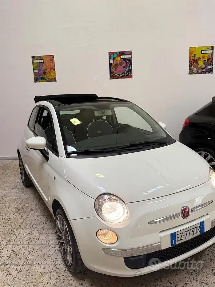 Usata Fiat 500 69 CV (50 kW) 2014 Bianco Berlina