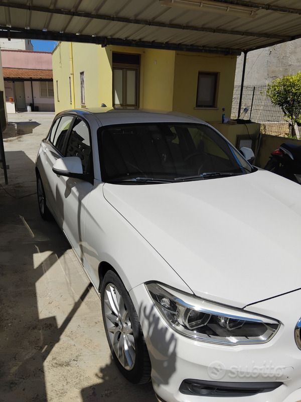 Usata BMW 116 Advantage 116 CV (85 kW) 2016 Bianco Utilitaria