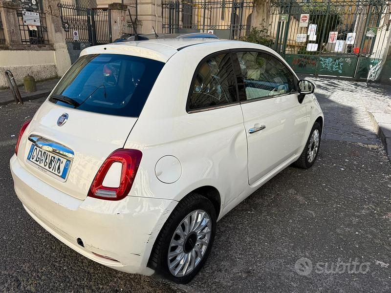 Usata Fiat 500 Lounge 69 CV (50 kW) 2020 Bianco Utilitaria